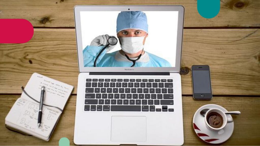 Médico com estetoscópio para sinalizar as novas funções do aplicativo